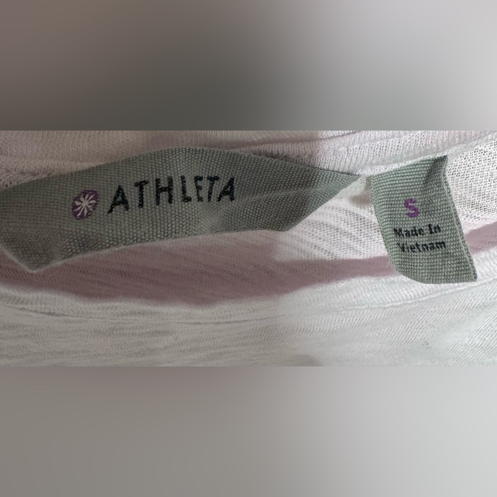 Athleta Light Heather Pink Tank Top In Women's Size S - Picture 3 of 3